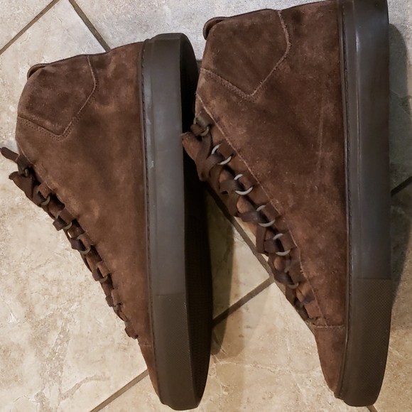 BROWN SUEDE BALENCIAGA ARENA - Picture 4 of 17